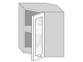 1.60.3у Шкаф настенный (h=720) угловой на 600мм со стекл. дверцей в Перми - perm.магазин96.com | фото