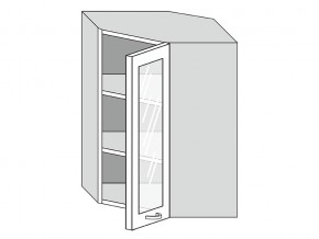 19.60.3у Шкаф настенный (h=913) угловой на 600мм со стекл. дверцей в Перми - perm.магазин96.com | фото