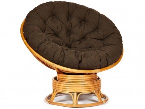 Кресло-качалка Papasan w 23/01 B с подушкой Honey, ткань Коричневый в Перми - perm.магазин96.com | фото