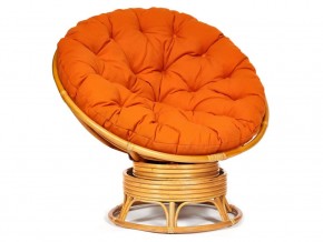 Кресло-качалка Papasan w 23/01 B с подушкой Honey, ткань Оранжевый в Перми - perm.магазин96.com | фото