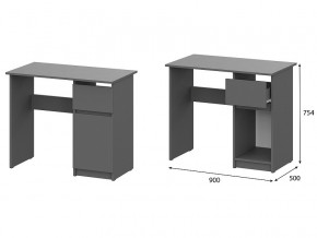 Стол письменный 900 Денвер Графит серый в Перми - perm.магазин96.com | фото