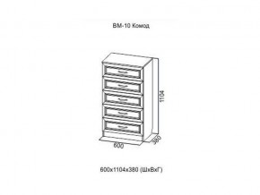ВМ-10 Комод в Перми - perm.магазин96.com | фото